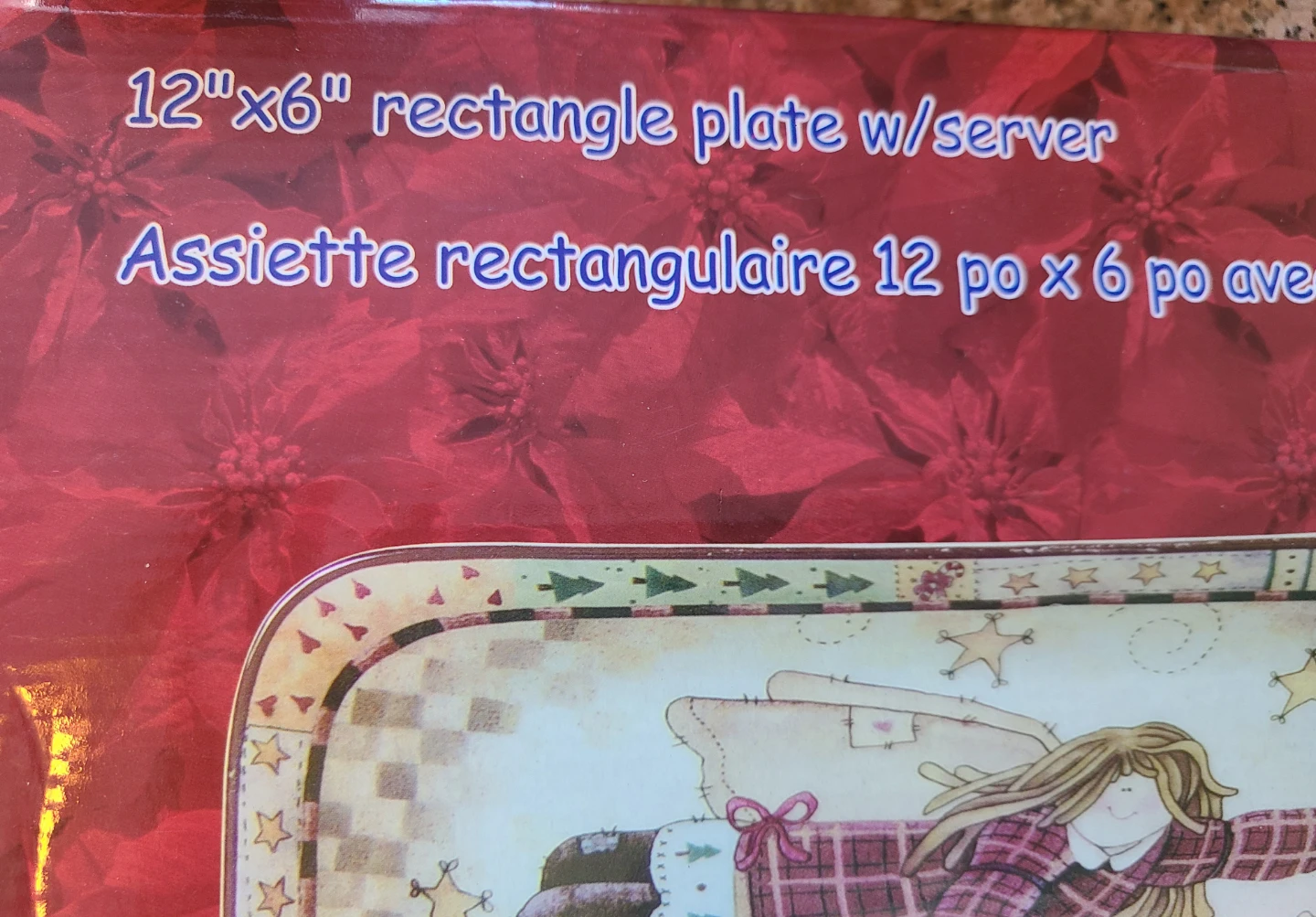 Rectangle Plate with Server, 12"x6" - photo 2