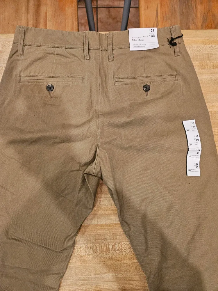 New Goodfellow & Co Slim Chino Pants 28x30 image indicator(4)