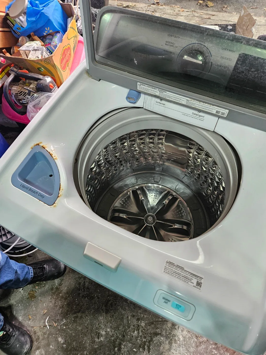 Samsung Top Load Washer - Model WA45N7150AW/AA image indicator(2)