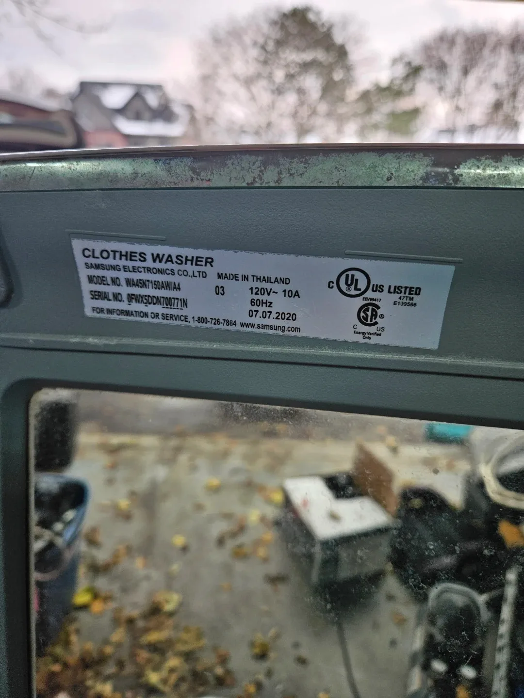 Samsung Top Load Washer - Model WA45N7150AW/AA image indicator(3)