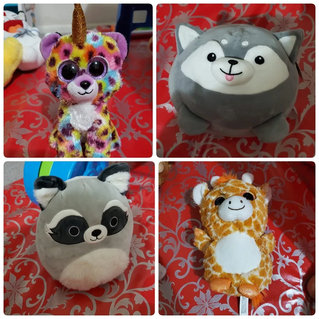 Toys -12 pieces stuffed toys- All 5$