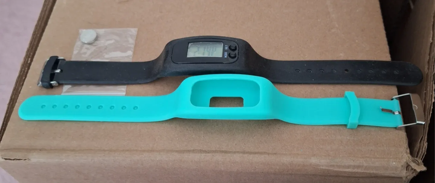 Digital Pedometer/Watch with Extra Band