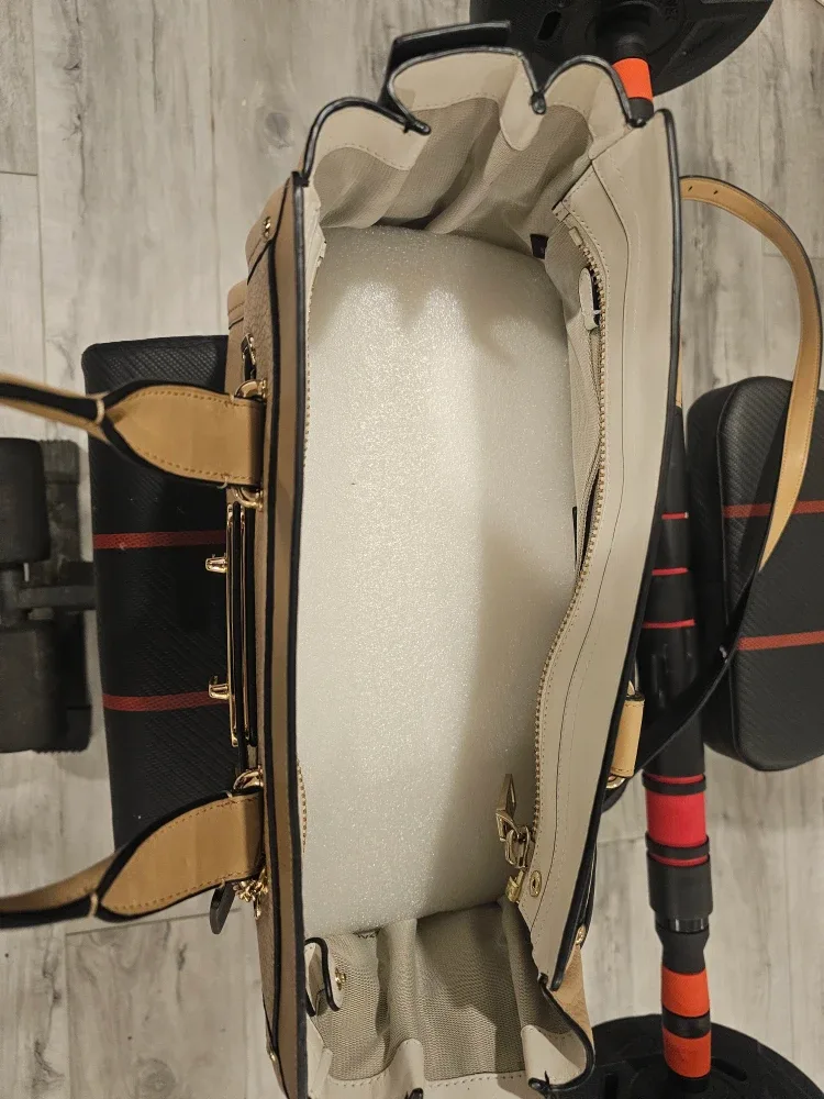 Coach Satchel Handbag - Beige image indicator(4)