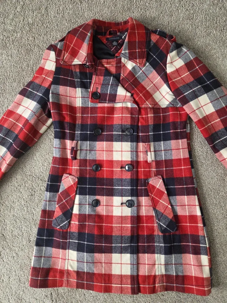 Tommy Hilfiger Plaid Coat - Size S image indicator(3)