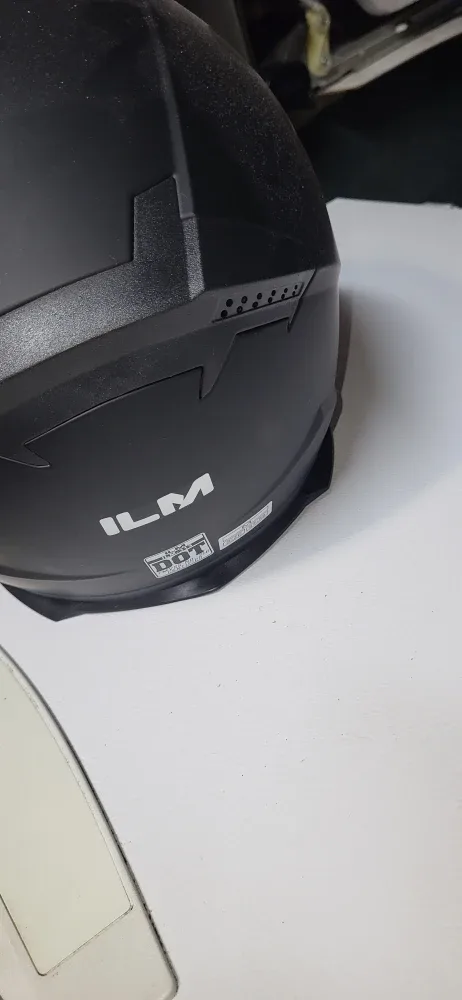 ILM Full Face Motorcycle Helmet - Black image indicator(4)