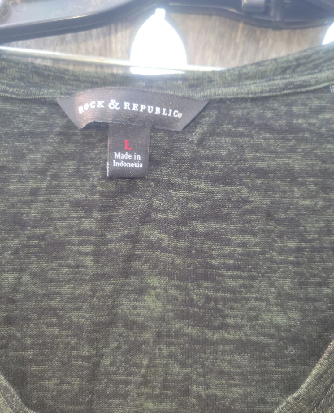 Rock & Republic Green Long Sleeve - Size L - photo 2