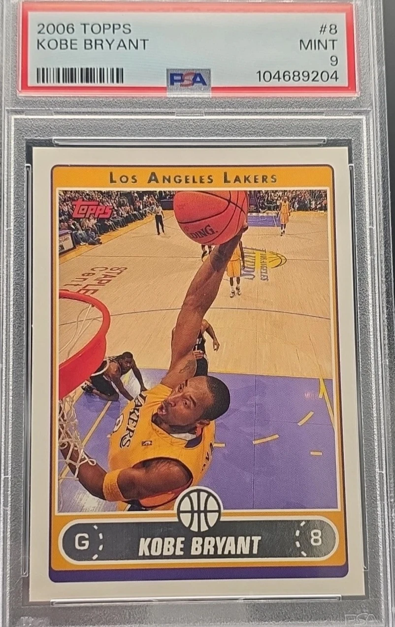 2006 Topps Kobe Bryant #8 Basketball Card - Mint Condition!