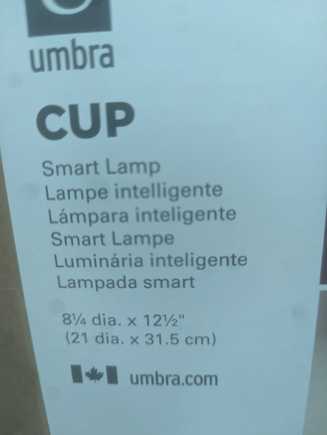 New Unopened Umbra Cup Smart Lamp - photo 4