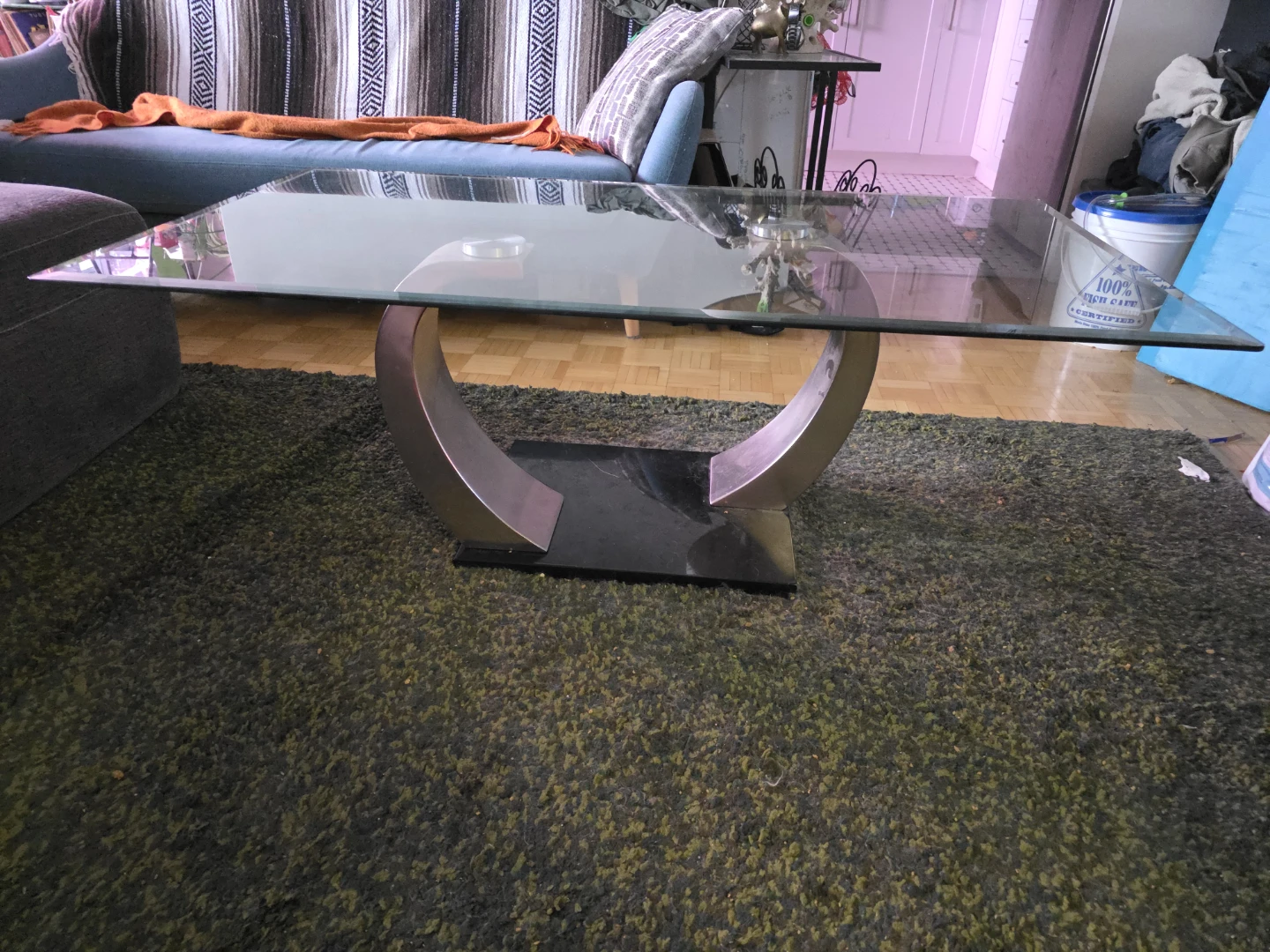Glass Top Coffee Table