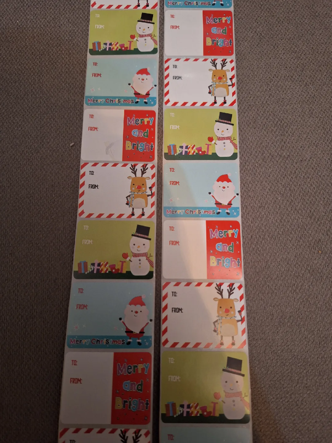 Christmas Gift Label Stickers 🎁 image indicator(5)