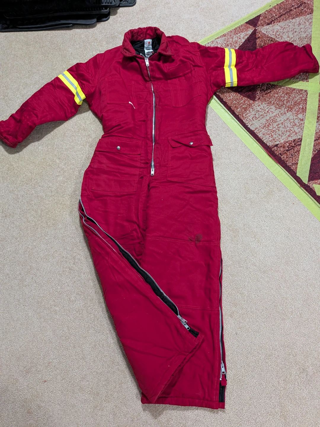 The Winner Red Insulated Coverall - Size XL