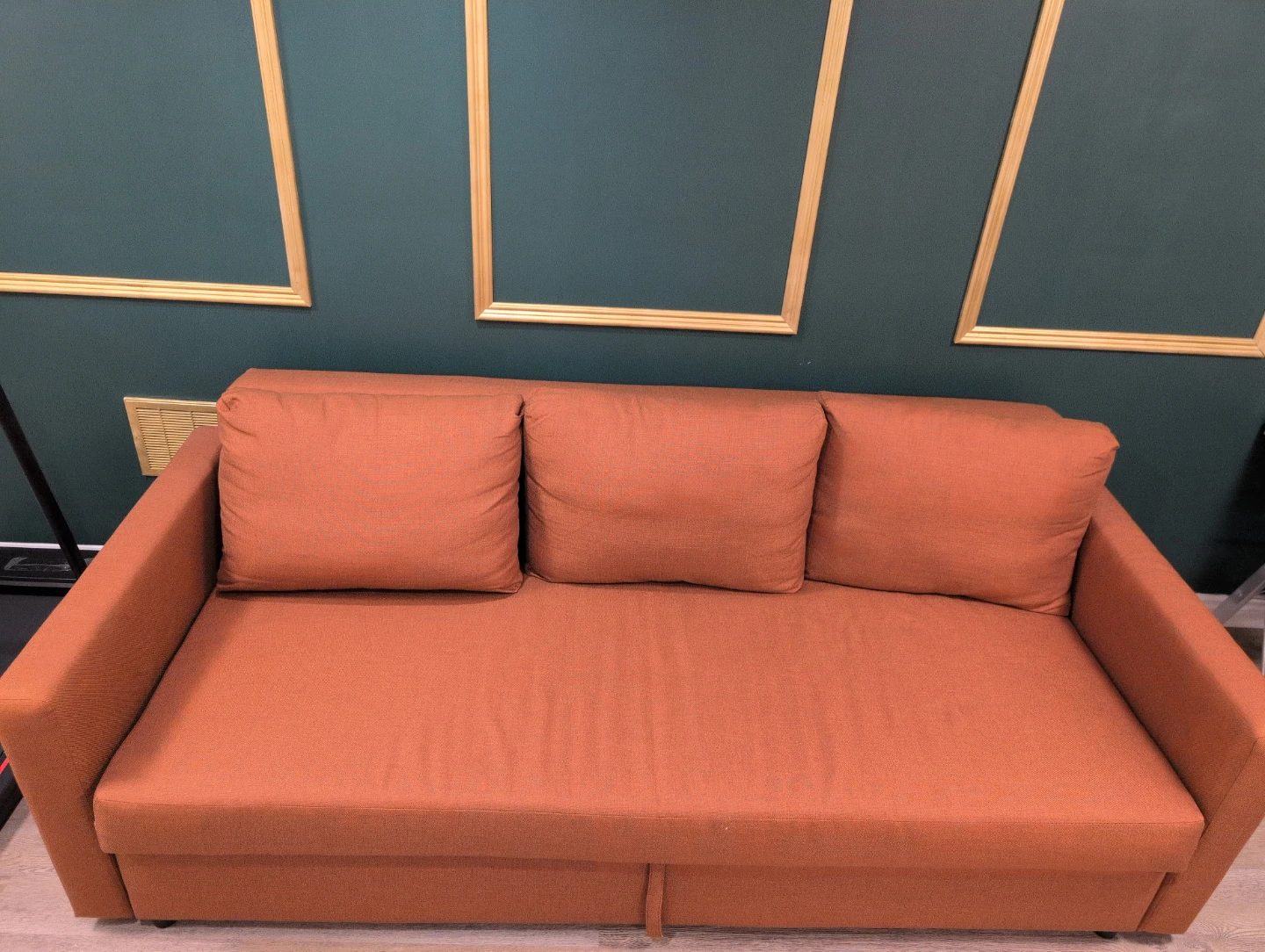 Orange Sofa Bed - photo 2