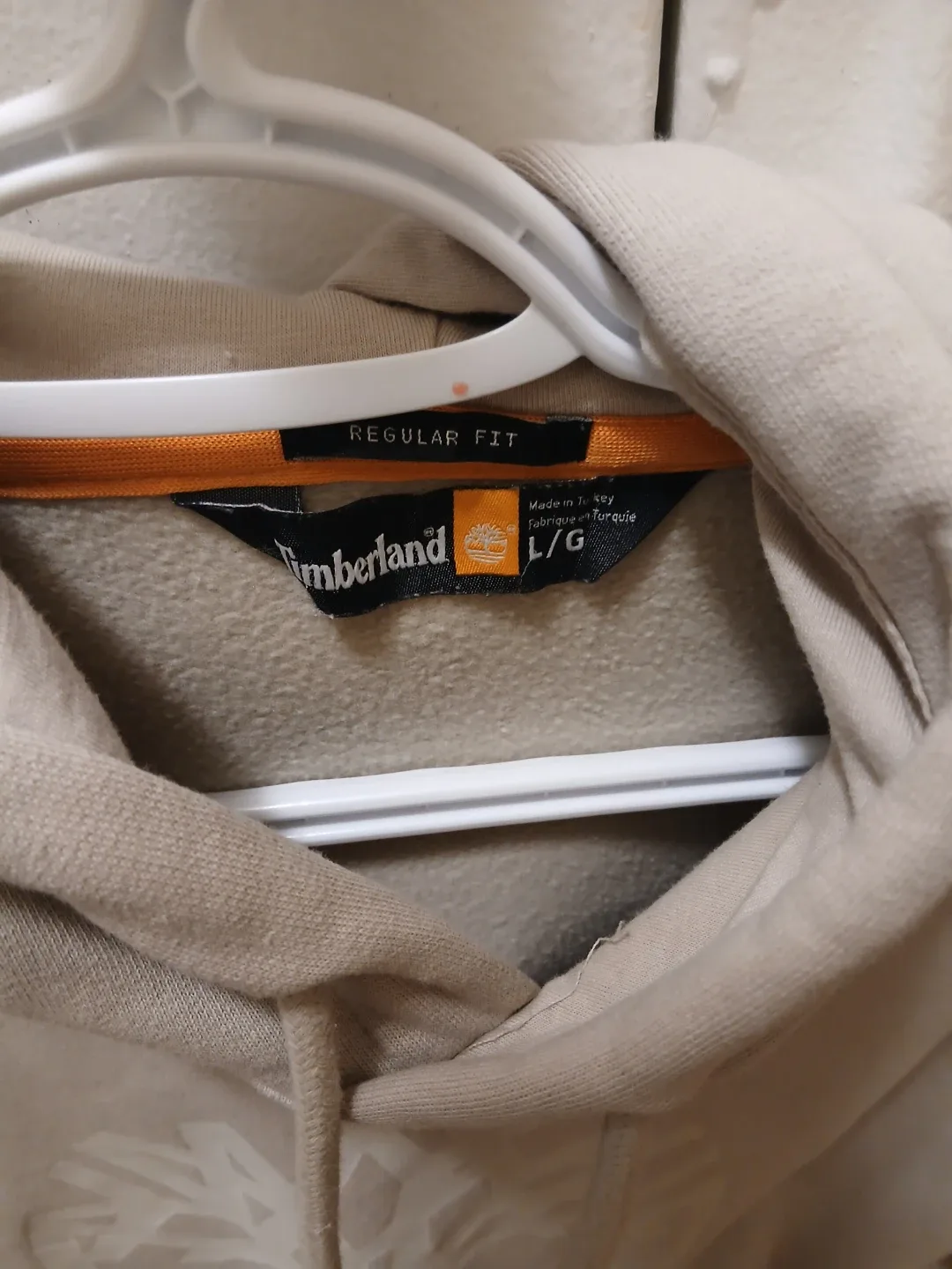 Timberland Beige Hoodie - Size L image indicator(2)