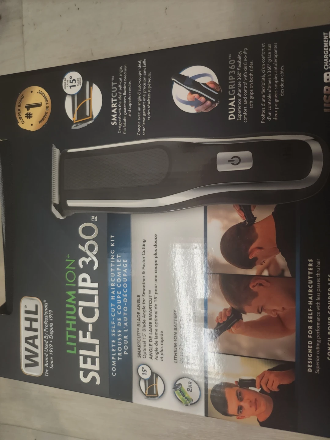 Wahl Lithium Ion Self-Clip 360 Haircutting Kit