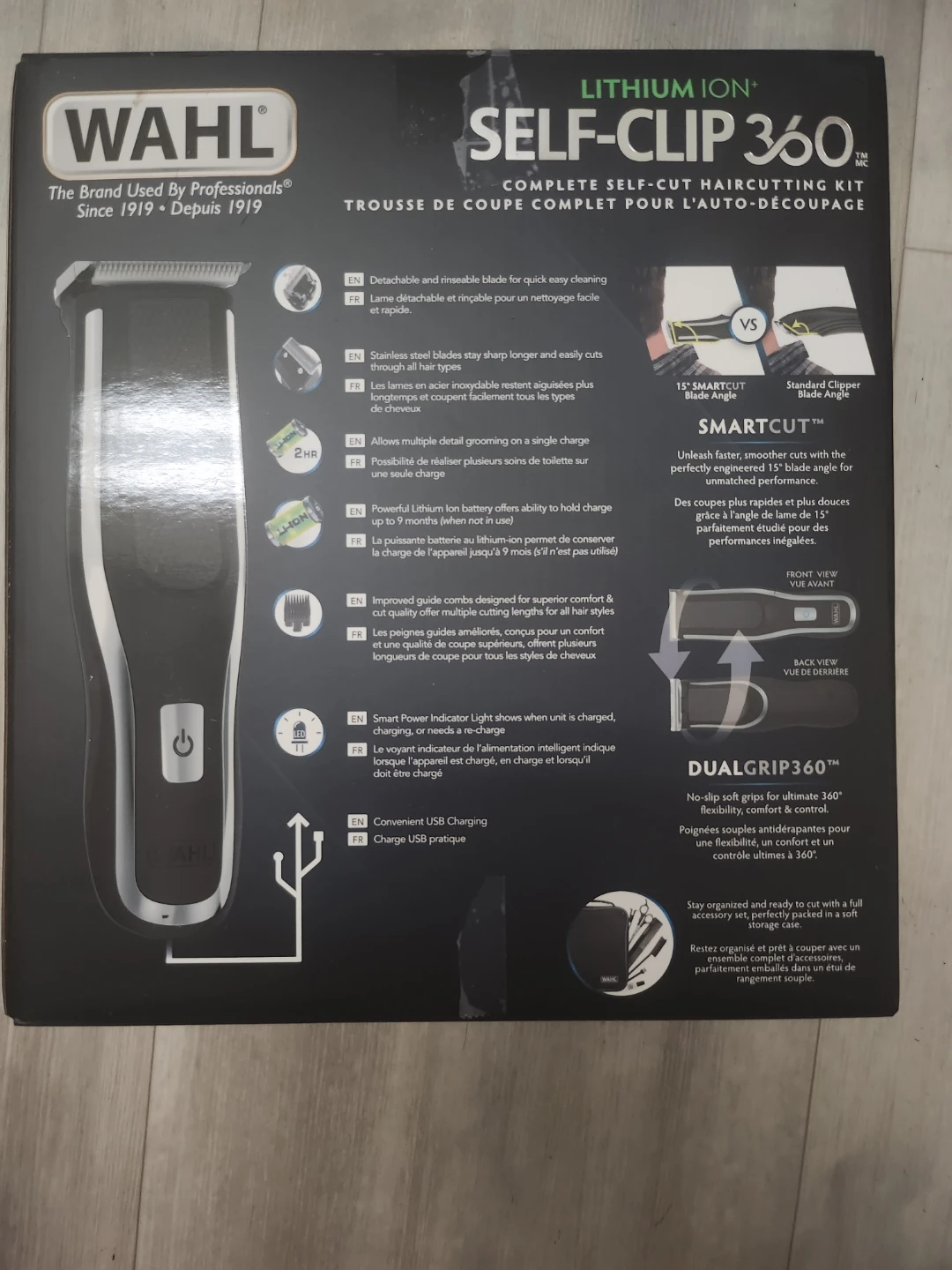 Wahl Lithium Ion Self-Clip 360 Haircutting Kit - photo 2