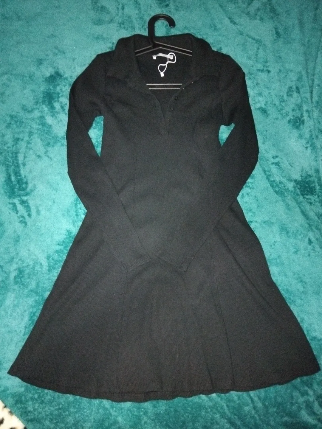 Zara Black Long Sleeve Dress
