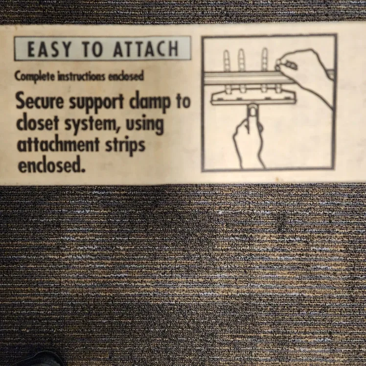 CLOSET FOLDAWAY IRONING BOARD - BRAND NEW image indicator(8)