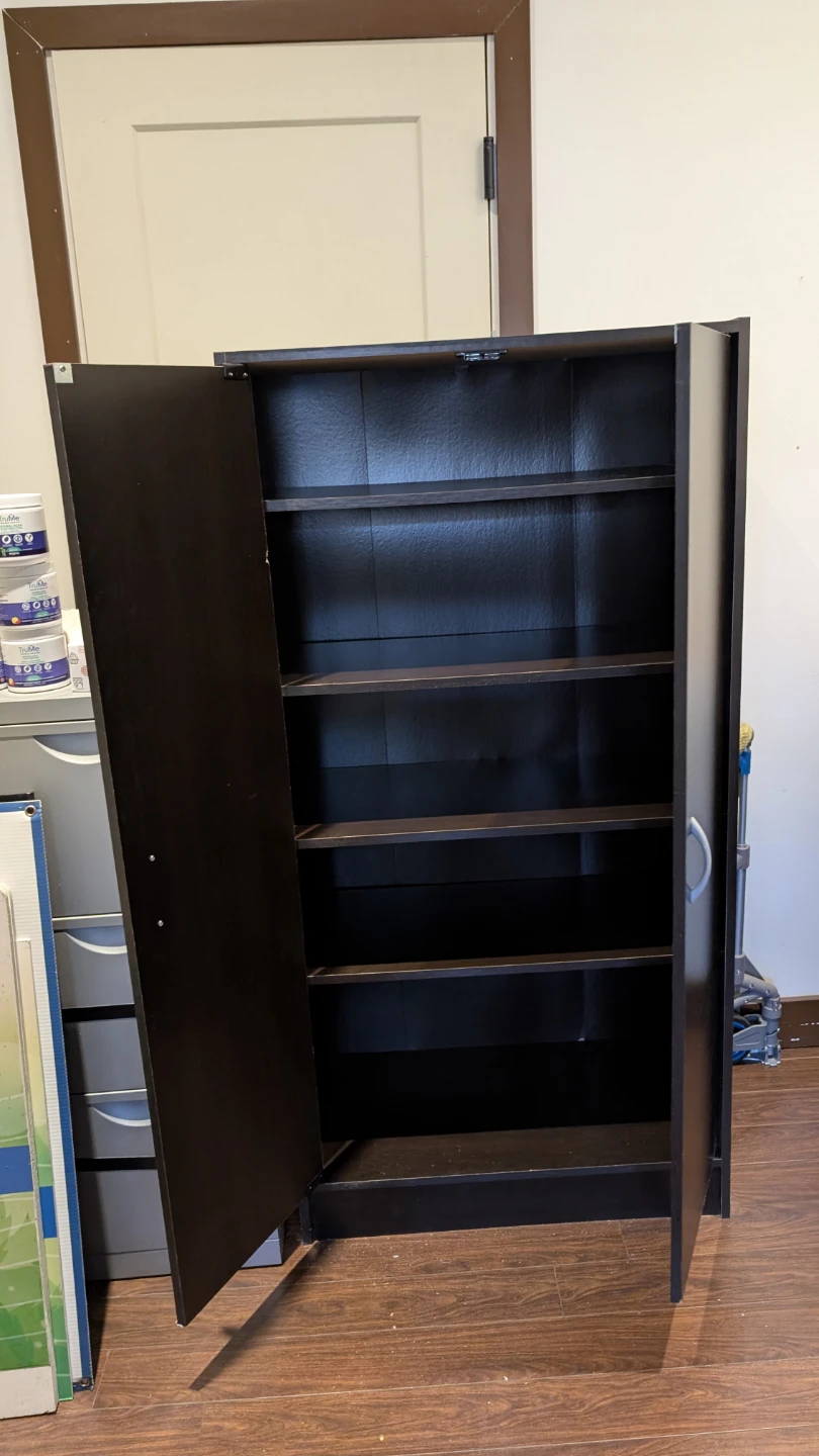 Dark Brown Wardrobe or Pantry Cabinet