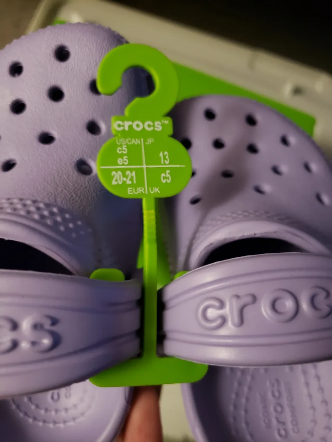 New Crocs C5 Kids Purple - Never Work image indicator(2)