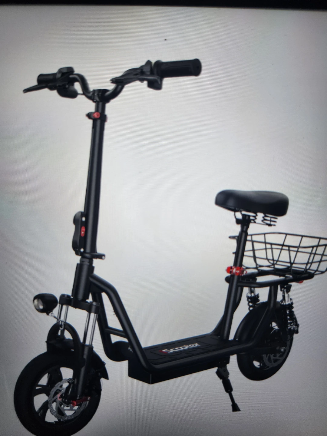 Electric Scooter - Black - photo 4