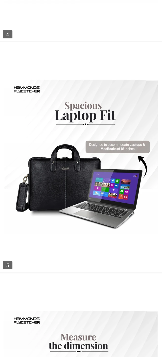 Hammonds Flycatcher Black Laptop Bag - photo 2