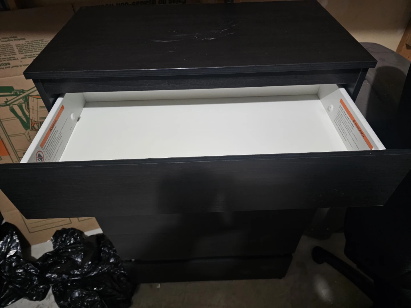 IKEA Malm Black-Brown 6-Drawer Dresser - photo 2