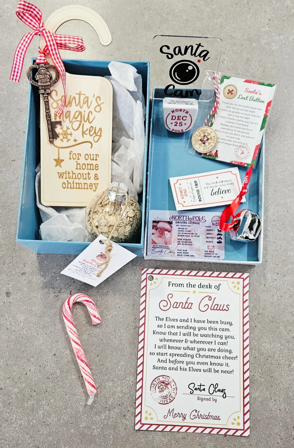 Kids christmas santa box set
