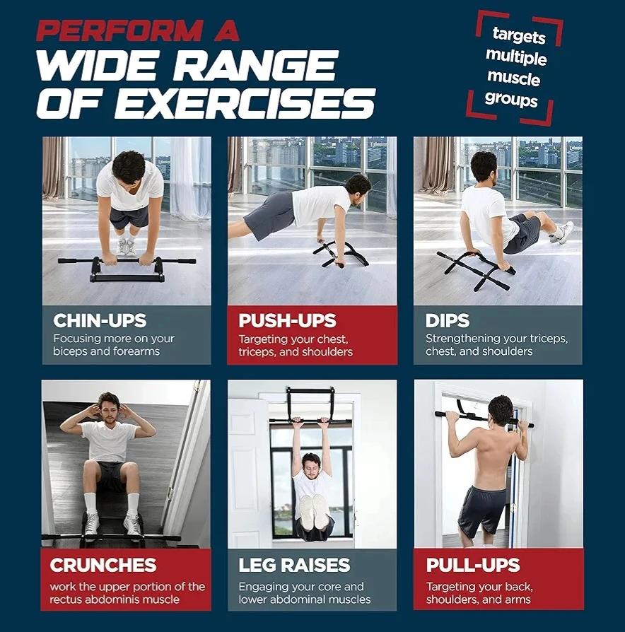 Multi-Grip Chin Up Bar *(Screws Not Included)* - photo 3