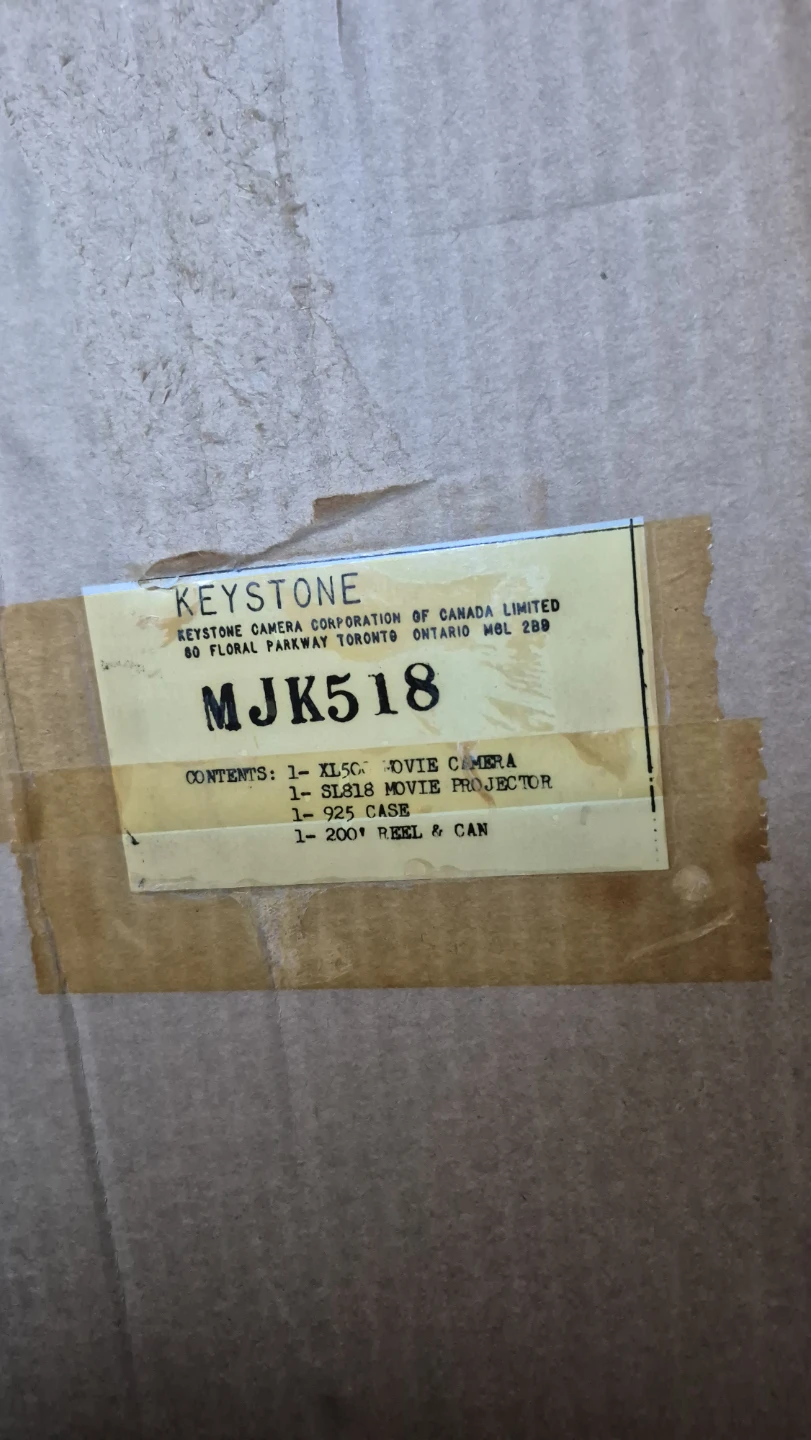 Keystone XL500 Movie Camera & SL818 Projector - photo 4