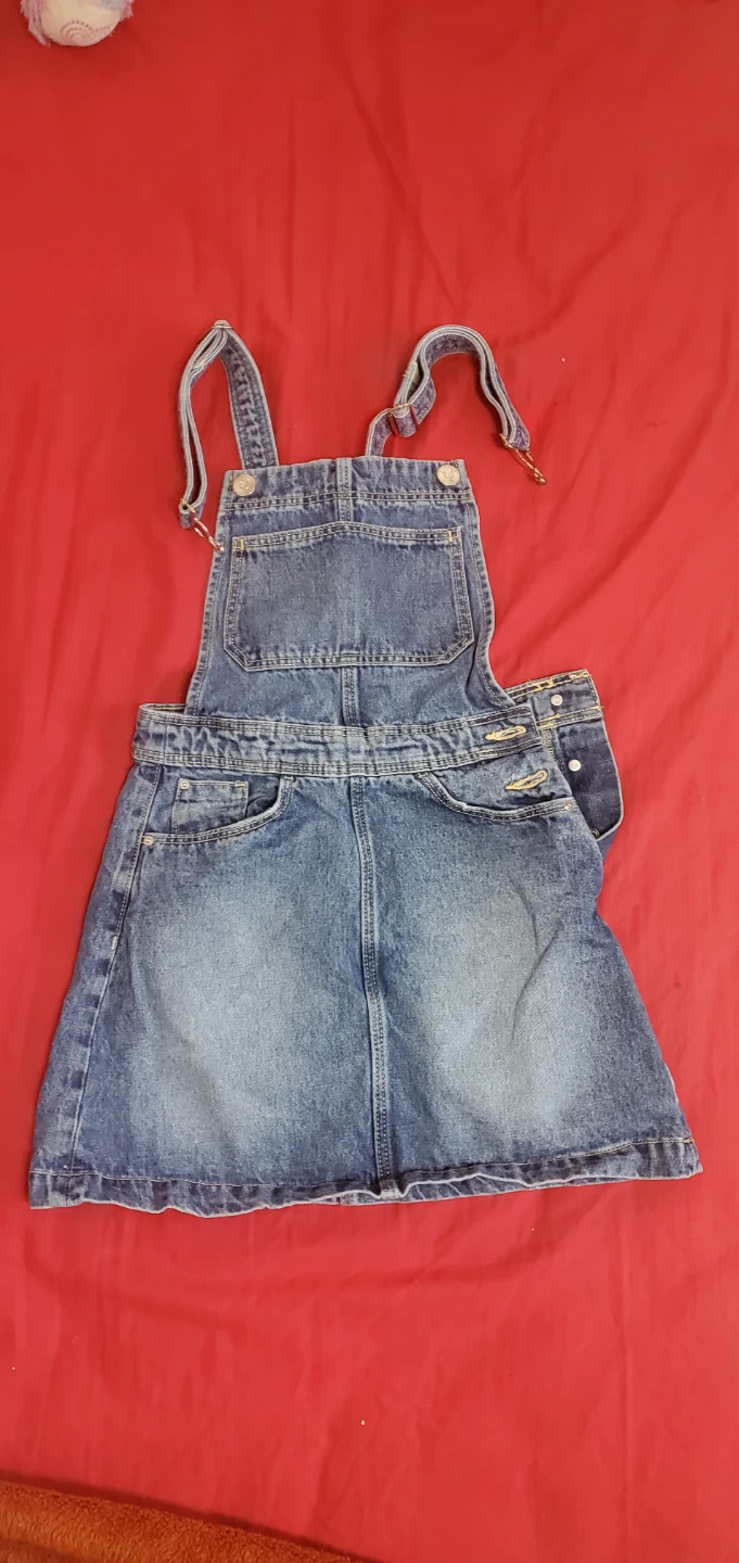 Denim Overall Dress