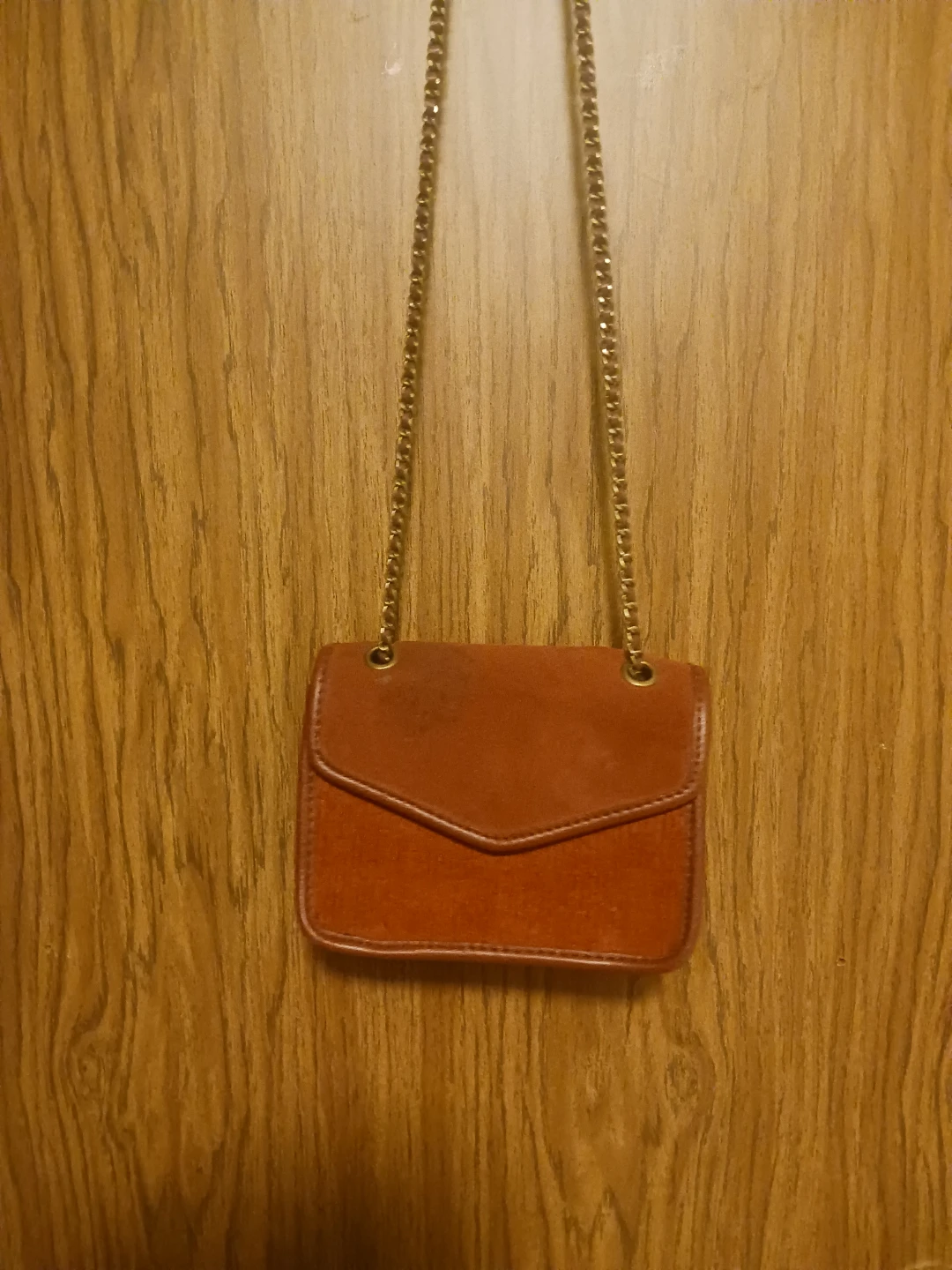 Brown Corduroy Shoulder Bag - photo 3