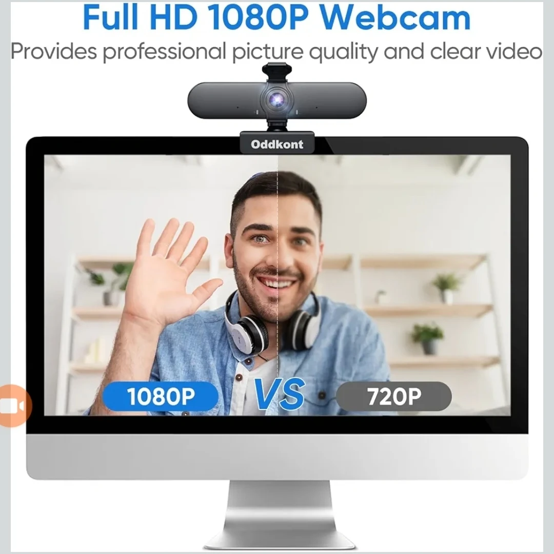 Oddkont Full HD 1080P Webcam - photo 2