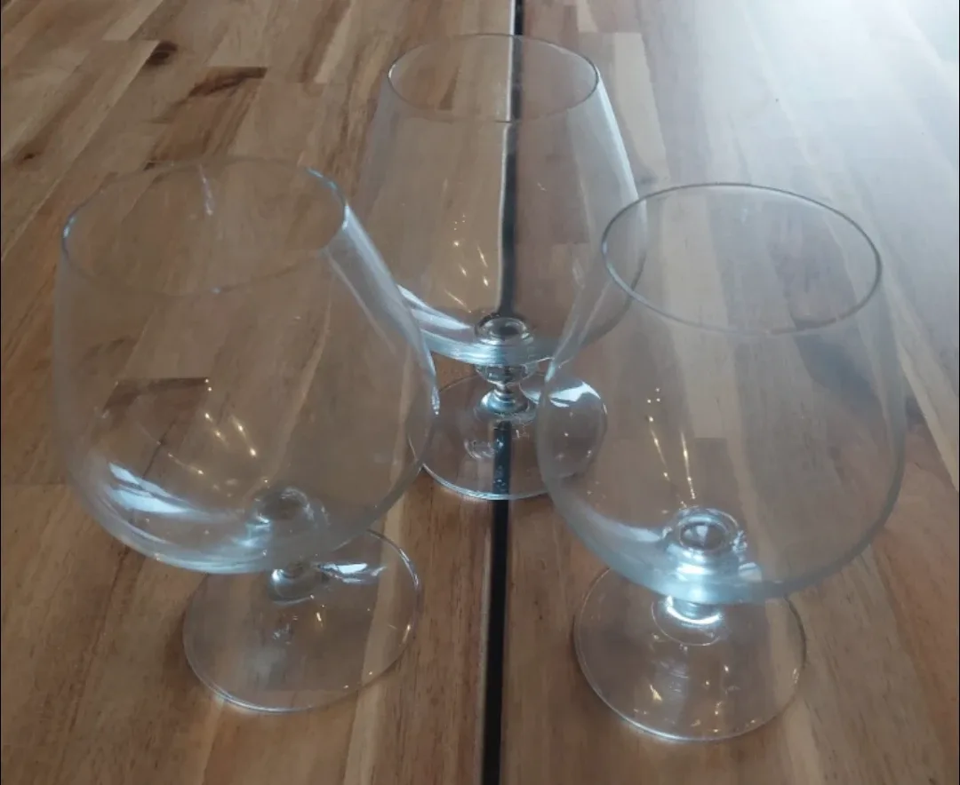 Set of 3 Brandy Glasses