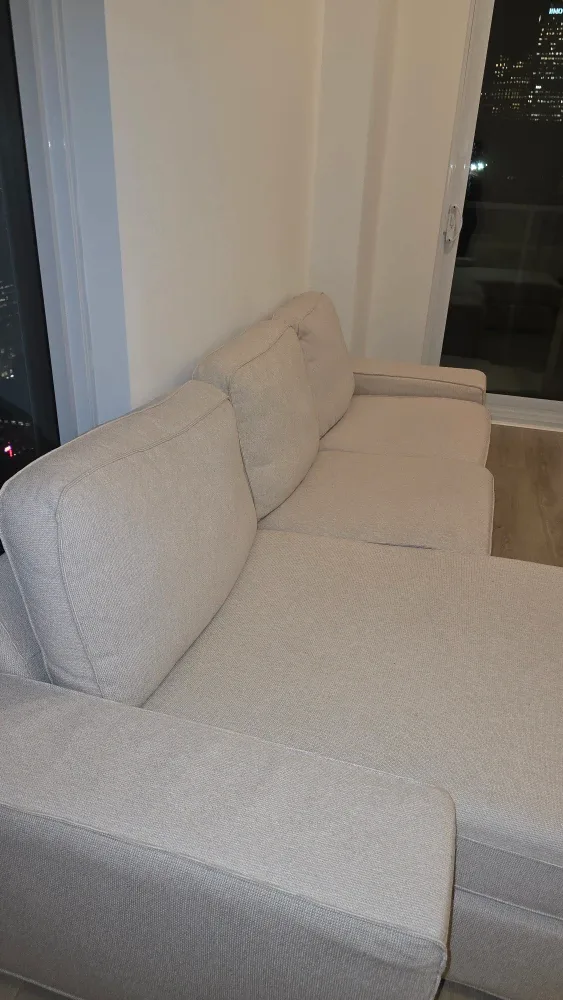 IKEA Kivik Sofa with Chaise - Beige image indicator(3)