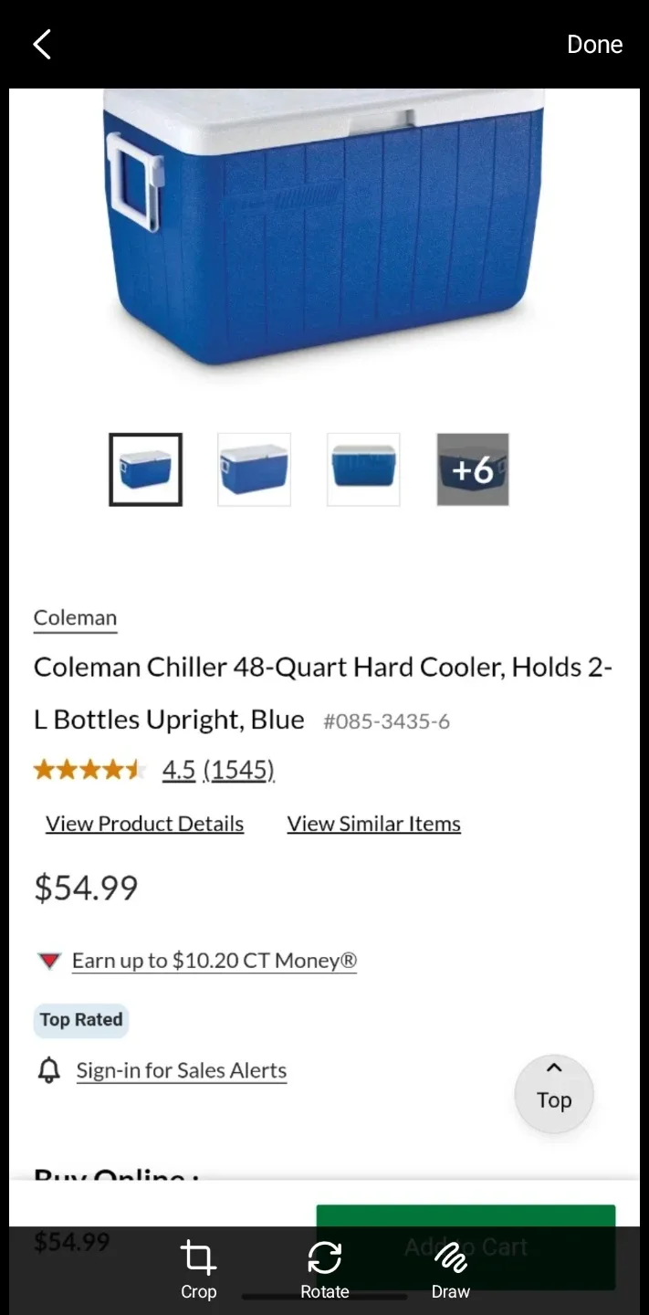 Coleman 48 Quart Chest Cooler - Never Used image indicator(5)