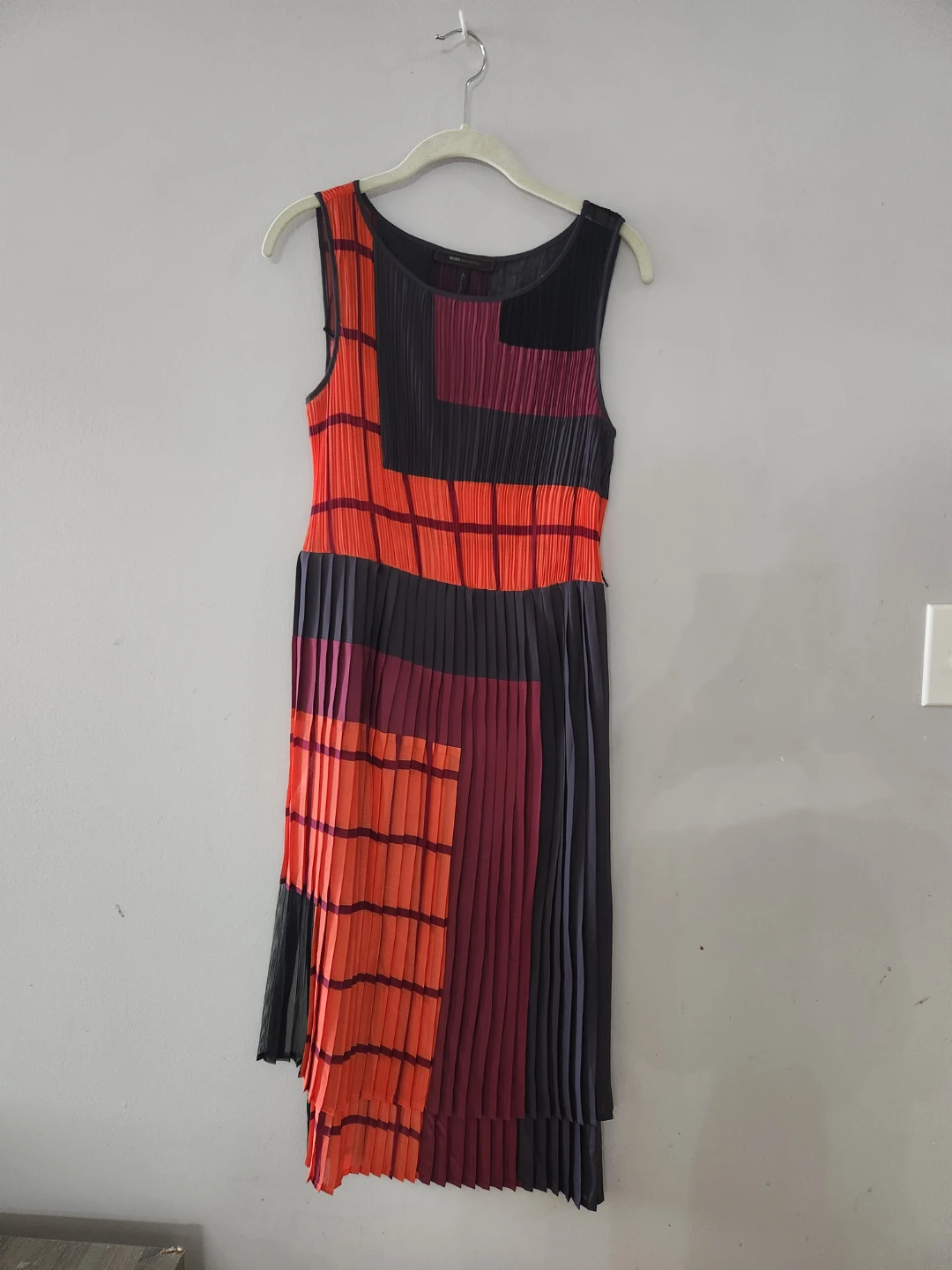 BCBG asymmetrical hem dress