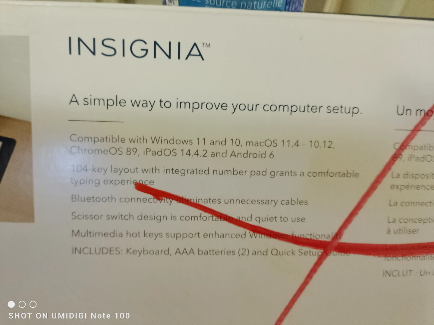 ⌨️ 🆕 Insignia Bluetooth Full-Size Keyboard ⌨️ 🆕 - photo 3