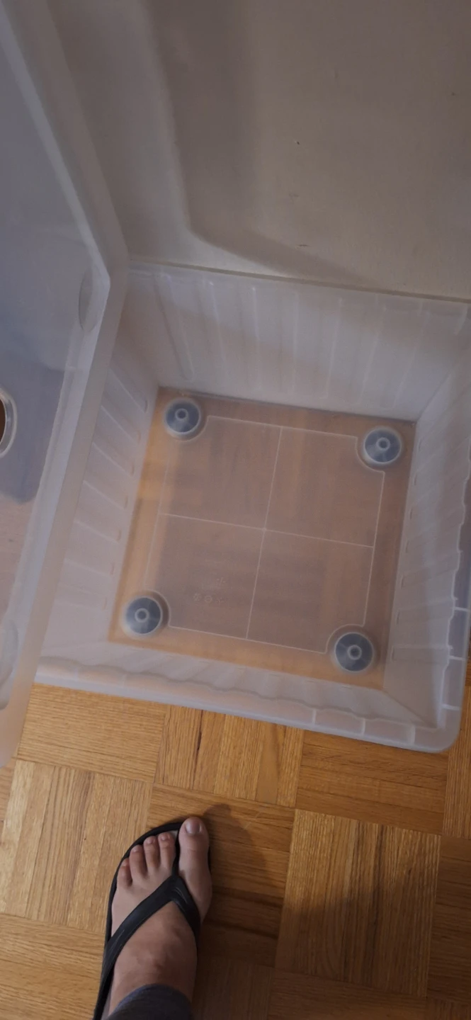 IKEA VESSLA Storage Crate with Casters - White - photo 2