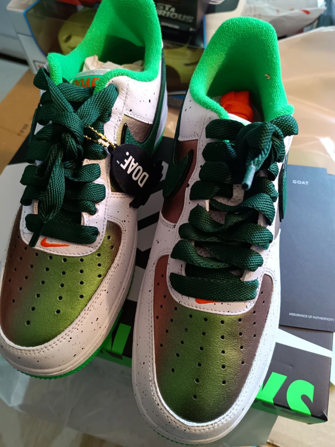 Nike Air Force 1 DOAF Oregon "Egg or Duck" PE  Limited - photo 4