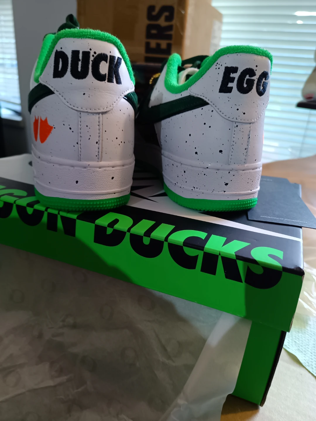 Nike Air Force 1 DOAF Oregon "Egg or Duck" PE  Limited - photo 5