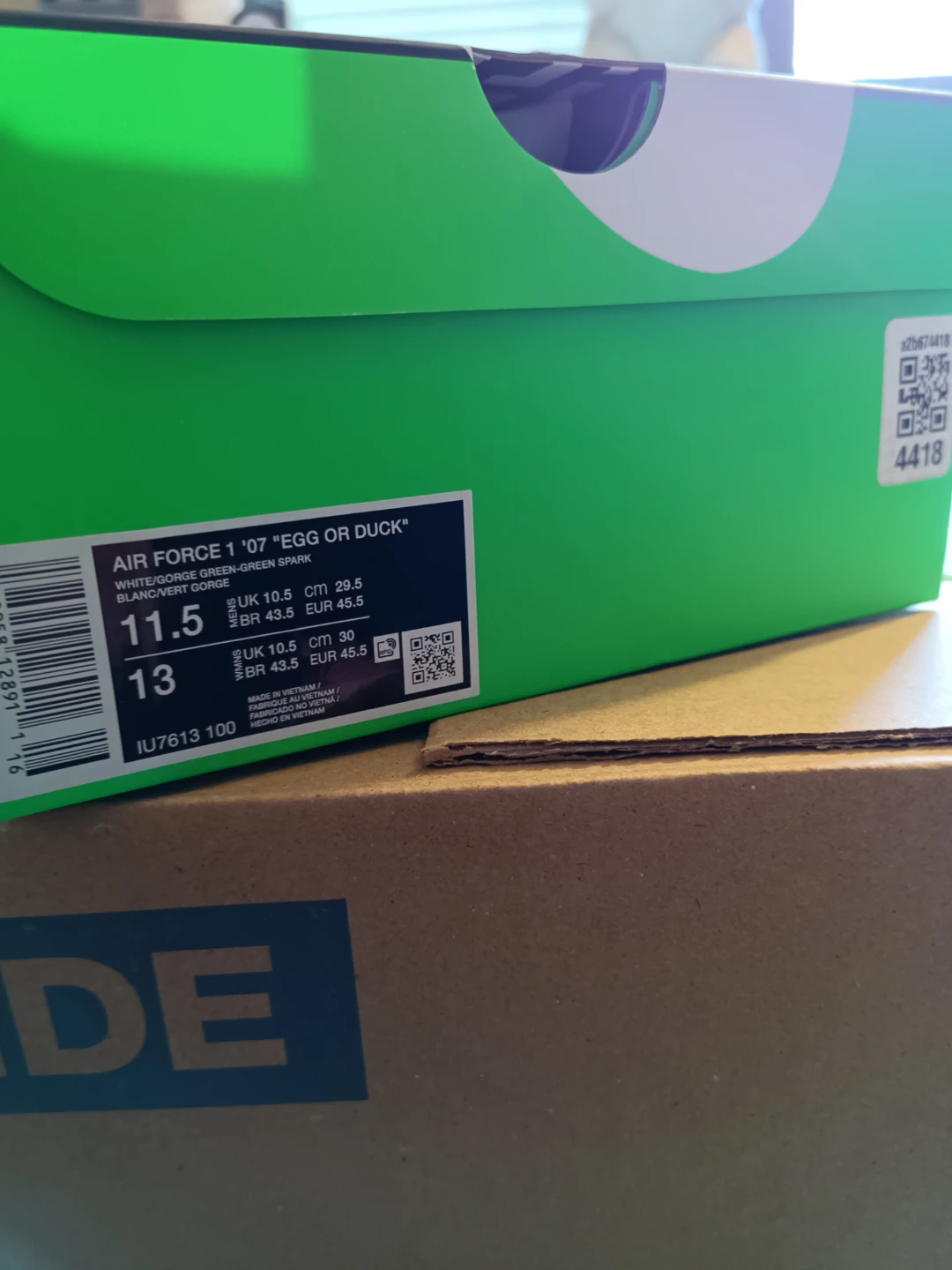 Nike Air Force 1 DOAF Oregon "Egg or Duck" PE  Limited - photo 2
