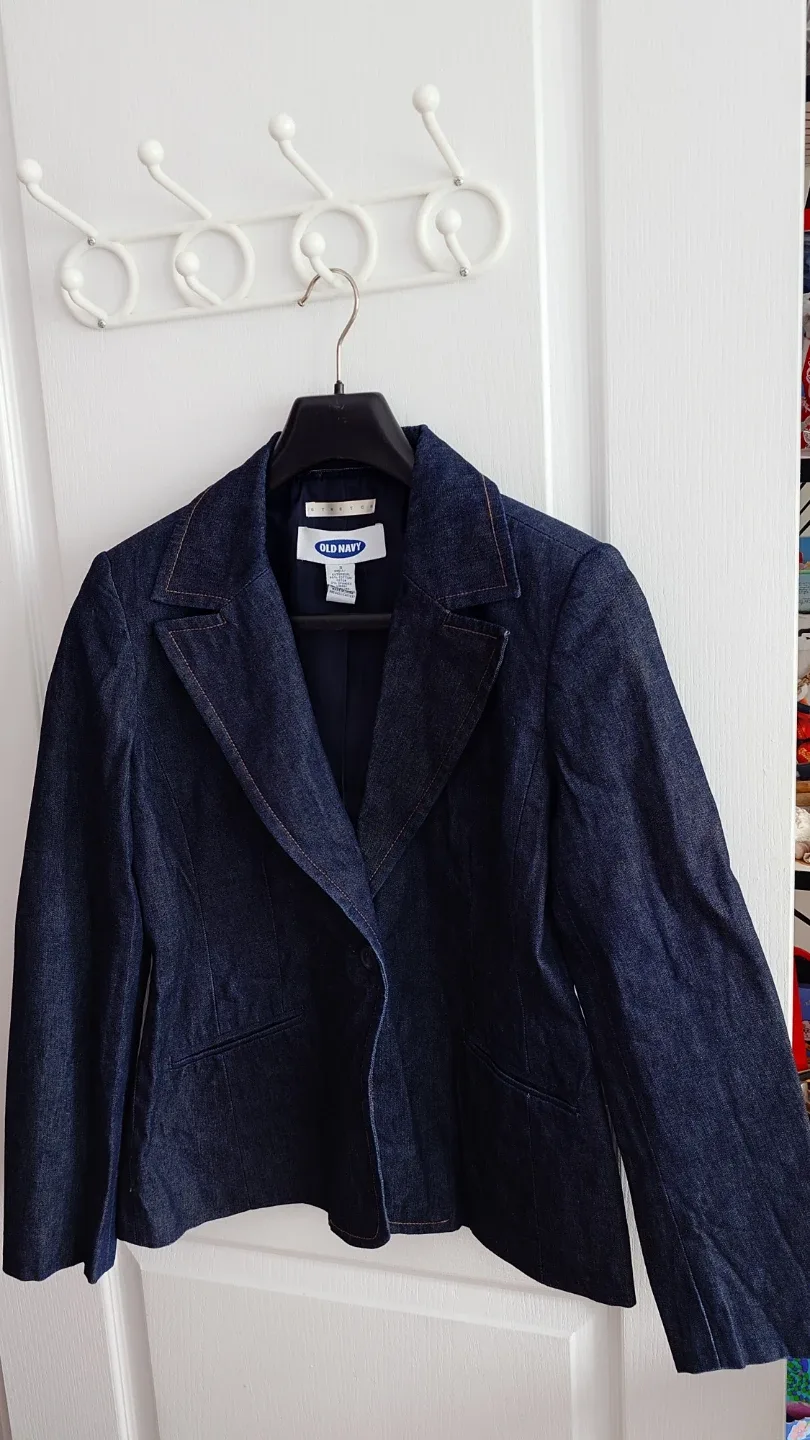 Old Navy Denim Blazer - Size S image indicator(2)
