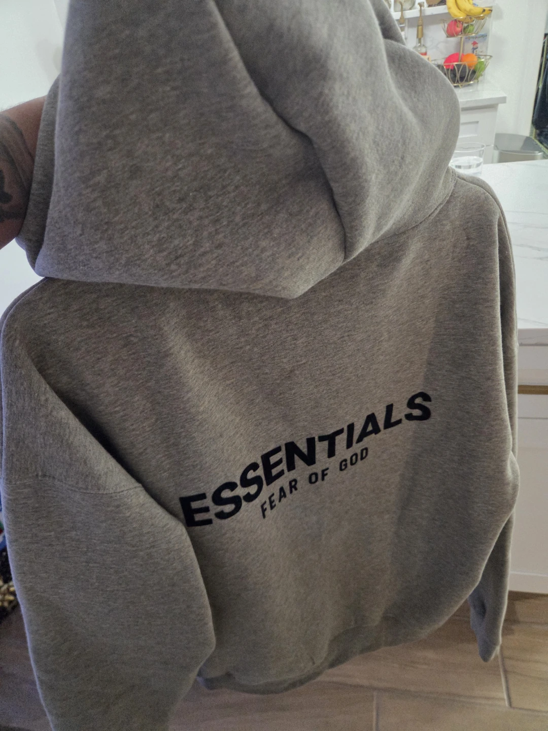 Essentials Fear of God Hoodie - Gray - photo 2