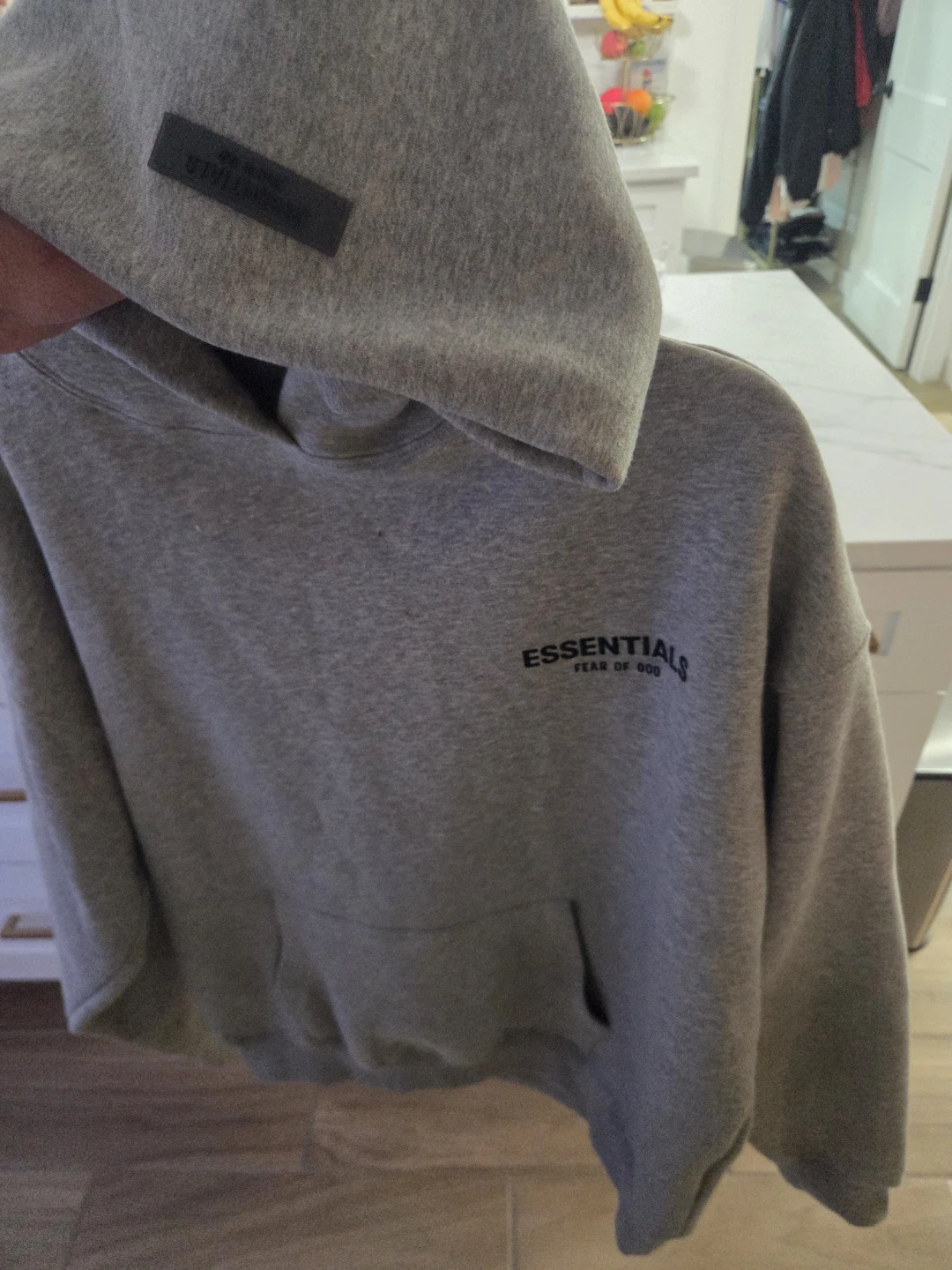 Essentials Fear of God Hoodie - Gray - photo 3