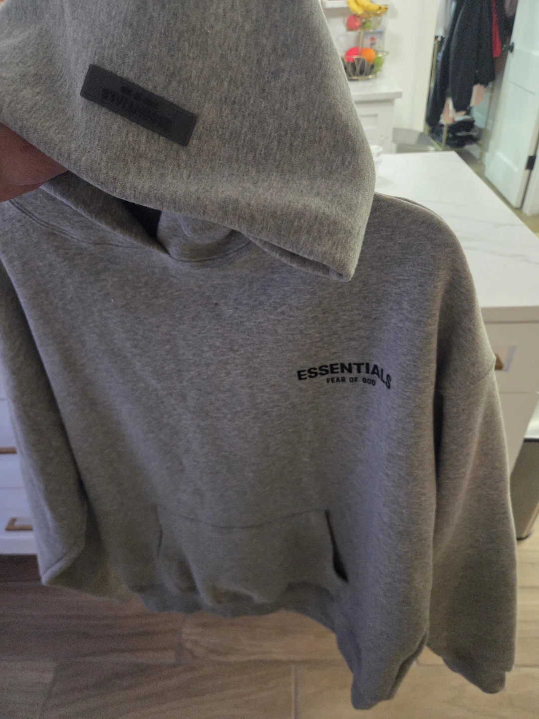 Essentials Fear of God Hoodie - Gray - photo 4