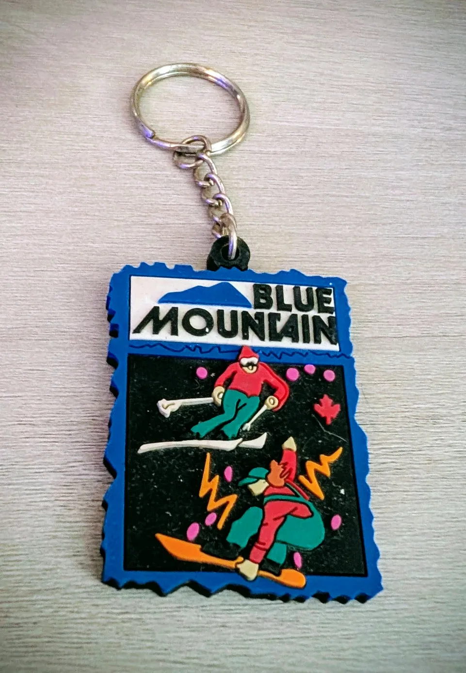 Blue Mountain Keychain
