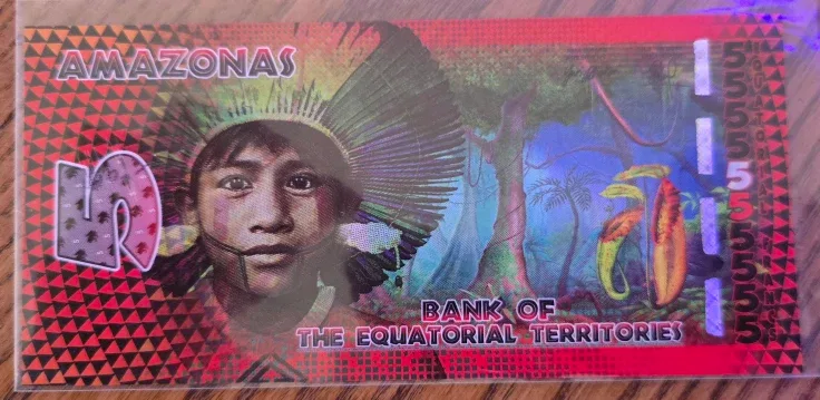 Bank of the Equatorial Territories 5 Amazonas - Fantasy