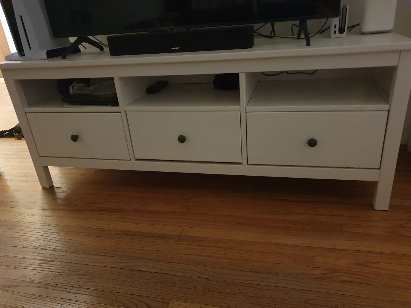 IKEA Hemnes TV Bench - White Stain - photo 3