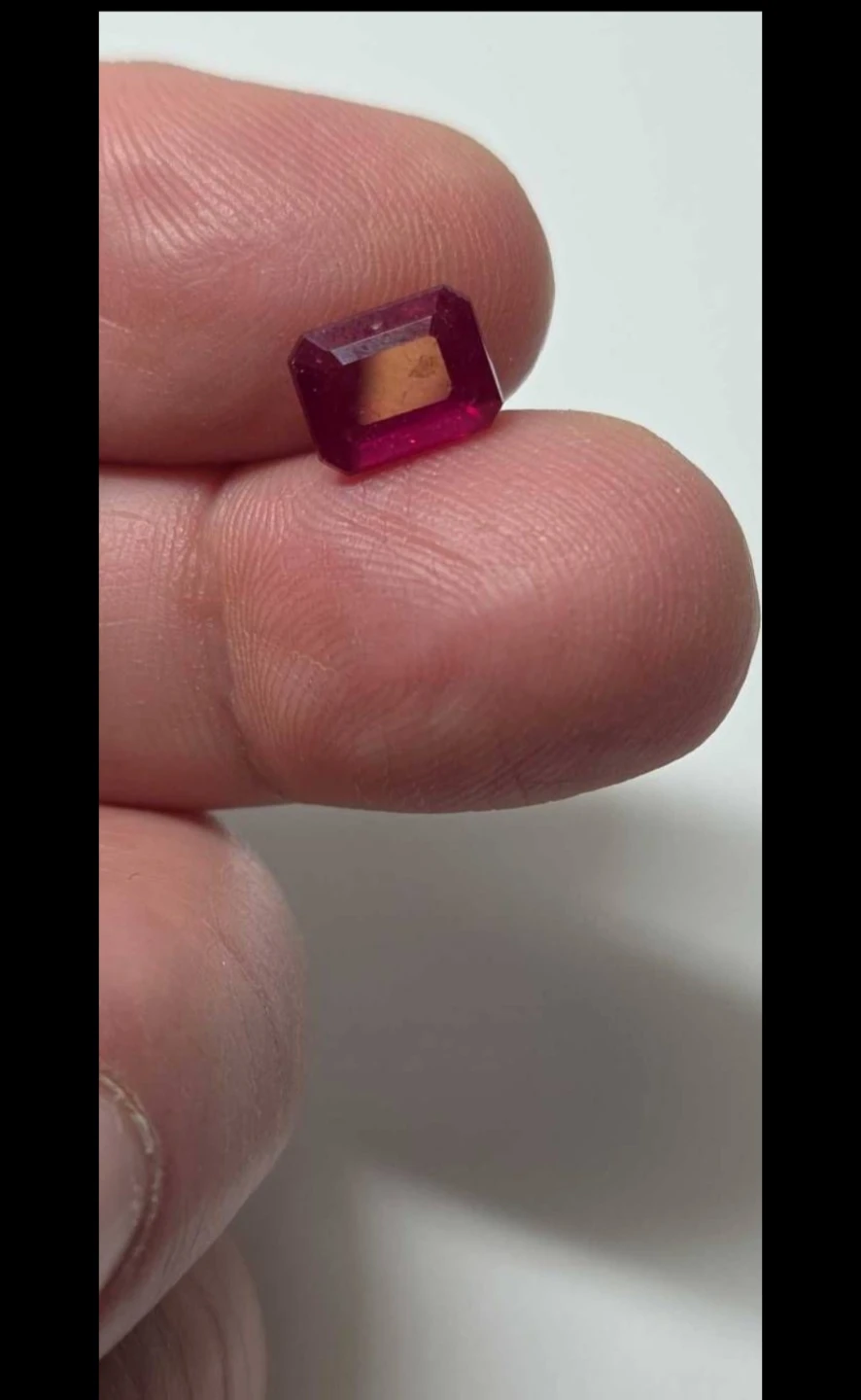 Natural blood red Ruby Gemstone - photo 3