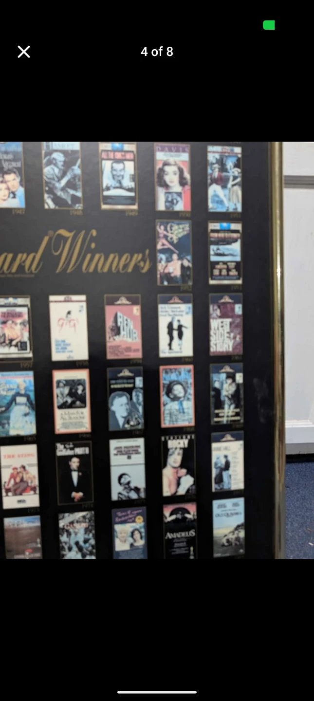 Academy Award Winners Framed VHS Tape Collection - photo 2